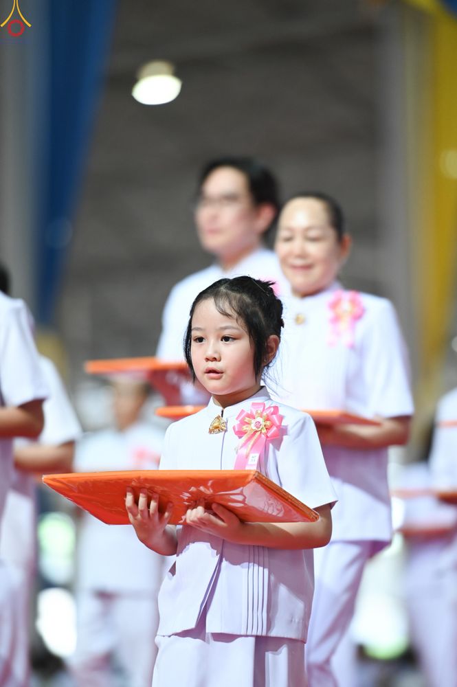 ภาพ No.318492:วันอาทิตย์ต้นเดือนที่ 5 เมษายน พ.ศ.2569 พิธีทอดผ้าป่าสมทบมหาสังฆทาน 40,000 กว่าวัดทั่วประเทศ ณ สภาธรรมกายสากล วัดพระธรรมกาย