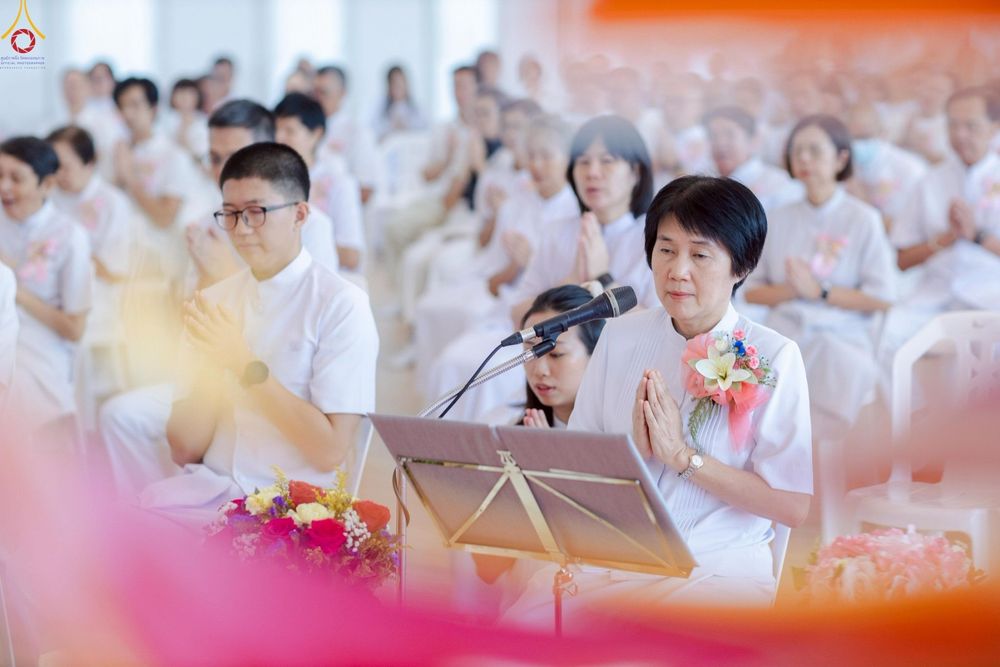 ภาพ No.254269:วันที่ 12 ตุลาคม พ.ศ. 2568 พิธีทอดกฐินสามัคคีวัดพระธรรมกายสิงคโปร์  新加坡法身寺功德衣法会 Dhammakaya Centre Singapore Kathina Ceremony  