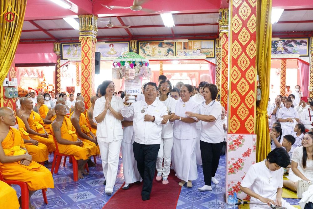 ภาพ No.203586:พิธีทอดผ้าป่าทำนุบำรุงศาสนสถาน ณ วัดตะเคียน ตำบลบางคูเวียง อำเภอบางกรวย จังหวัดนนทบุรี ในโครงการธรรมยาตรา กตัญญูบูชา มหาปูชนียาจารย์ พระมงคลเทพมุนี(สด จนฺทสโร) พระผู้ปราบมาร อนุสรณ์สถาน 7 แห่ง ปีที่ 13 วันที่ 29 มกราคม พ.ศ. 2568