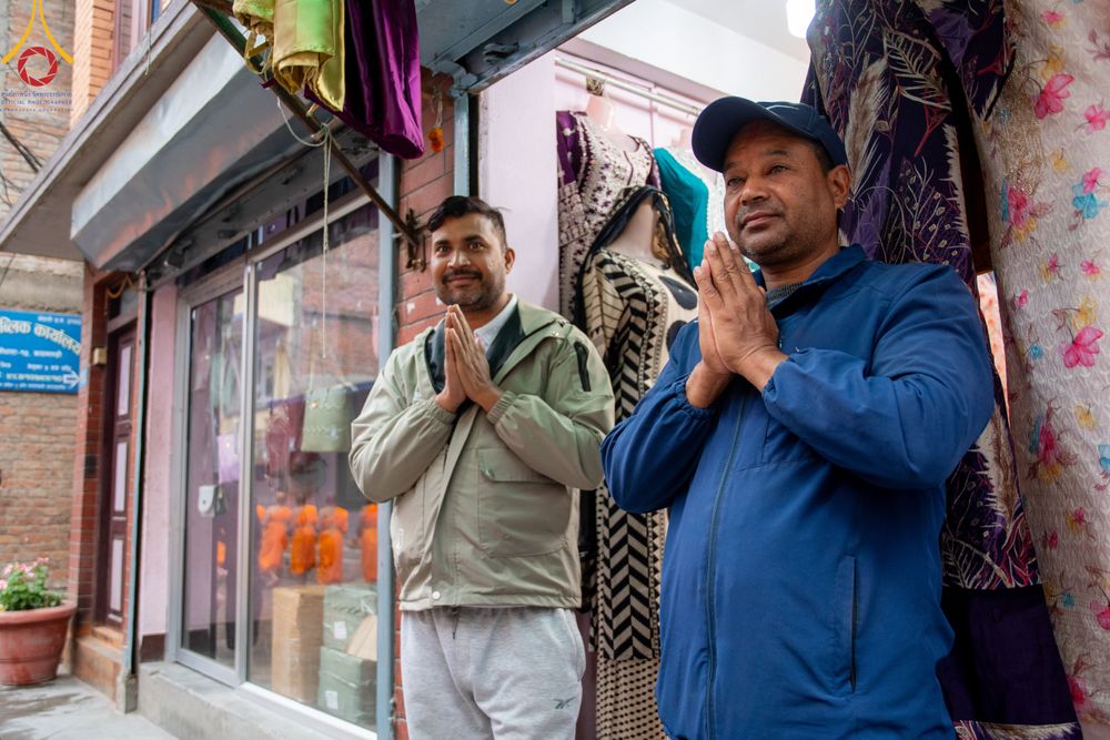 ภาพ No.317160:วันจันทร์ที่ 30 มีนาคม พ.ศ.2569 จาริกบิณฑบาตสยมภูนาทสู่พระราชวังหนุมานโดกา ประเทศเนปาล