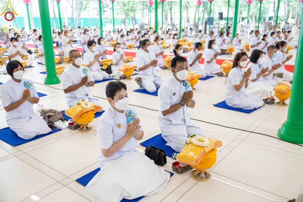 ภาพ No.46457:ประมวลภาพพิธีอุปสมบทอุทิศชีวิตสามเณรเปรียญธรรม 17 รูป ในวันวิสาขบูชา พ.ศ.  2565