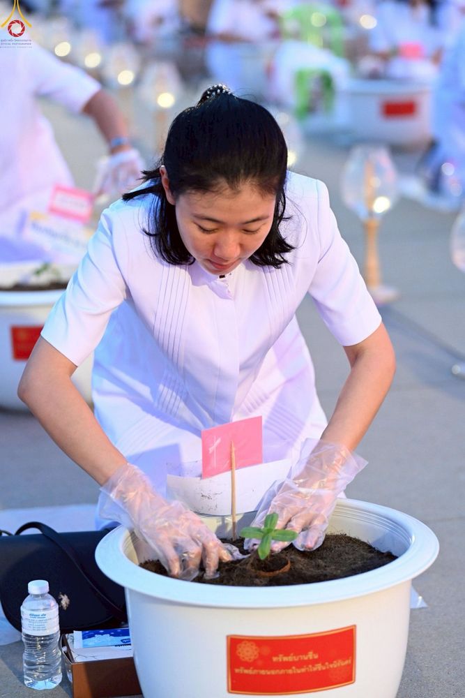 ภาพ No.253046:วันที่ 10 ตุลาคม พ.ศ. 2568 พิธีปลูกต้นทรัพย์บานชื่น ณ ลานธรรม วัดพระธรรมกาย