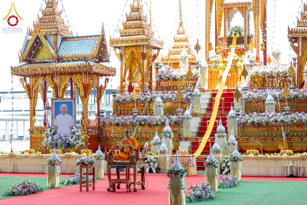 ภาพ No.316485:วันอาทิตย์ที่ 29 มีนาคม พ.ศ. 2569 พิธีทอดผ้าบังสุกุลและพิธีชำระร่าง โยมพ่อณรงค์ จินตมากุล  สิริอายุ 99 ปี 11 เดือน โยมบิดา พระครูปลัดรัตนวีรวัฒน์ (รังสฤษดิ์ อิทฺธิจินตโก) ที่ปรึกษาเจ้าคณะจังหวัดปทุมธานี เจ้าอาวาสวัดพระธรรมกาย  ณ ฌาปนสถานชั่วคราว ทางเข้า 