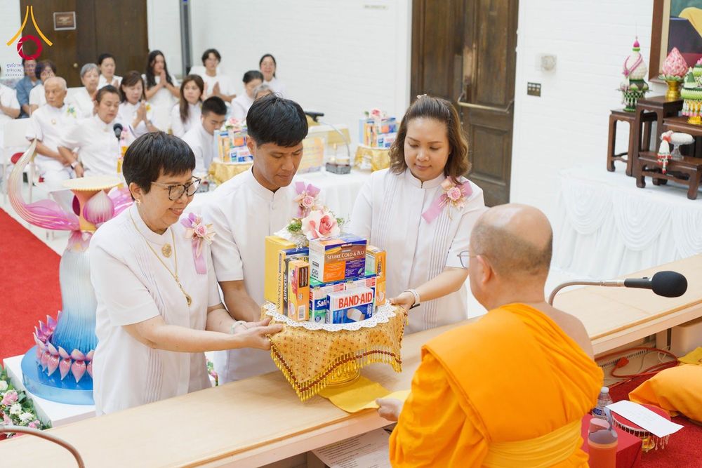 ภาพ No.346020:วันเสาร์ที่ 22 สิงหาคม พ.ศ. 2569  พิธีทอดผ้าป่าเพื่อสร้างอาคาร 84 ปี หลวงพ่อธัมมชโยและถวายคิลานเภสัชเนื่องในวันธรรมชัย  ณ วัดพระธรรมกายแคลิฟอร์เนีย  เมืองอาซูซา ประเทศสหรัฐอเมริกา