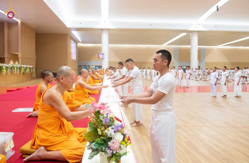 ภาพ No.351209:วันที่ 21 กันยายน พ.ศ. 2569 พิธีปิดโครงการบรรพชาพัฒนาคุณธรรม จริยธรรม  สำหรับนักเรียนนายสิบตำรวจ (นสต.) รุ่นที่ 16 ศูนย์ฝึกอบรมตำรวจภูธรภาค 1