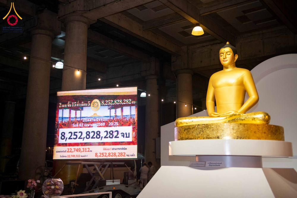ภาพ No.317738:วันพฤหัสบดีที่ 2 มีนาคม พ.ศ. 2569 พิธีฉลองชัยชิตังเม สวดธัมมจักกัปวัตนสูตร ครบ 8,252,828,282 จบ ในวันขึ้น 15 ค่ำ เดือน 5 ณ วัดพระธรรมกาย จังหวัดปทุมธานี