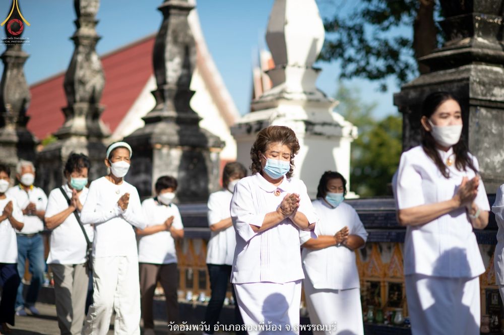 ภาพ No.69129:พระธรรมยาตรา ปฏิบัติศาสนกิจ ทำนุบำรุงศาสนสถาน, สวดธรรมจักร, ปฏิบัติธรรม ร่วมกับชุมชน,นักเรียนเด็กดีวีสตาร์ และร่วมพิธีทอดผ้าป่าบำรุงศาสนสถาน ในโครงการธรรมยาตรากตัญญูบูชา มหาปูชนียาจารย์ พระมงคลเทพมุนี(สด จนฺทสโร) พระผู้ปราบมาร อนุสรณ์สถาน 7 แห่ง ปีที่ 11