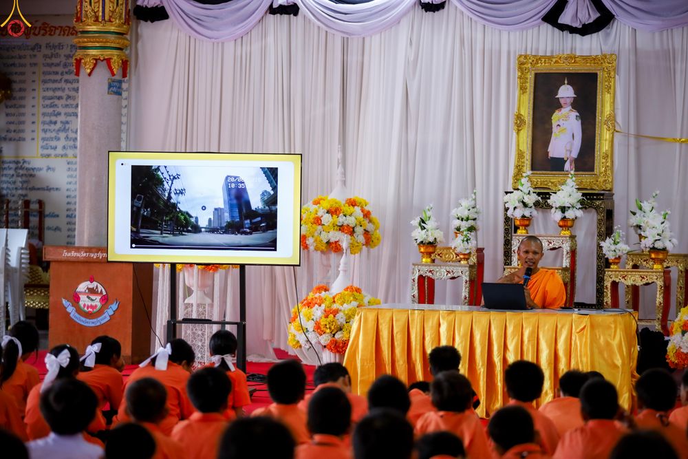 ภาพ No.338473:วันที่ 2-3 กรกฎาคม พ.ศ.2569 โครงการอบรมคุณธรรม จริยธรรมและความดีสากล ประจำปีการศึกษา2569 นักเรียนกว่า 150 คน  ณ วัดราษฎร์บูรณะ (วัดบางปลา) ต.บางปลา อ.บางพลี จ.สมุทรปราการ