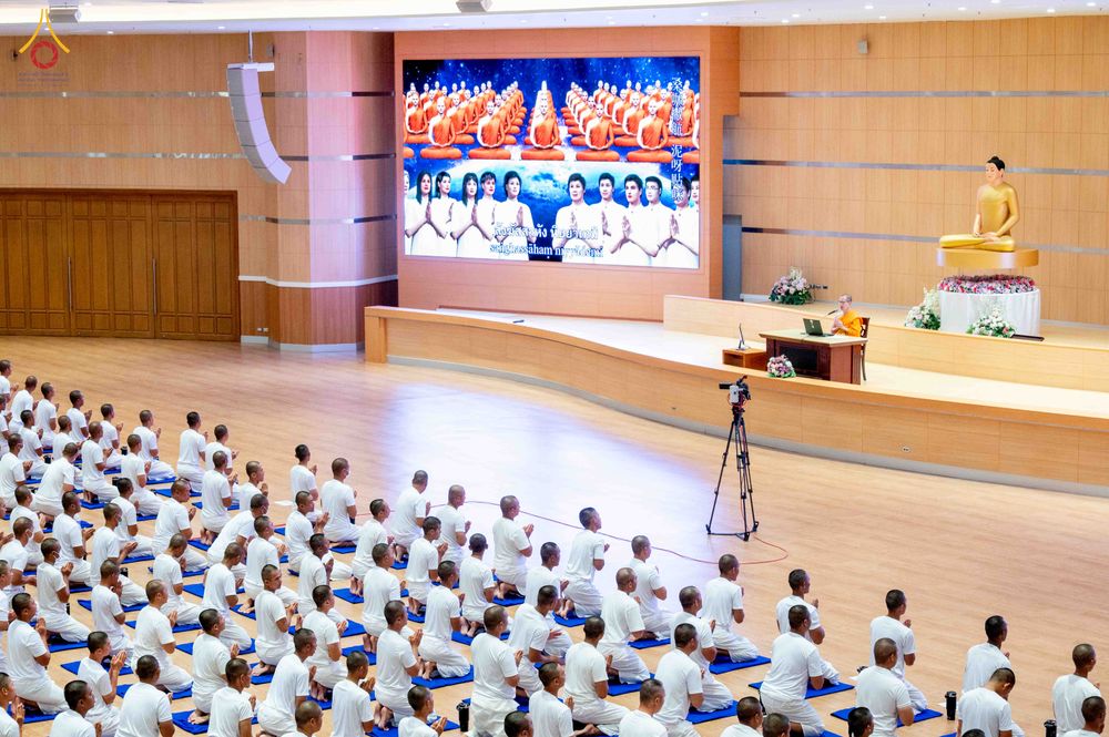 ภาพ No.340598:วันที่ 24-25 กรกฎาคม พ.ศ. 2569 โครงการพัฒนาคุณธรรม จริยธรรม สำหรับนักเรียนนายสิบตำรวจ (นสต.) รุ่นที่ 17 ศูนย์ฝึกอบรมตำรวจภูธรภาค 1 ได้จัดกิจกรรม WalkRally สวดมนต์นั่งสมาธิ และฟังธรรมจากพระอาจารย์ ณ ศูนย์ปฏิบัติธรรมเวิล์ดพีช วัลเล่ย์ (World Peace Valley) 