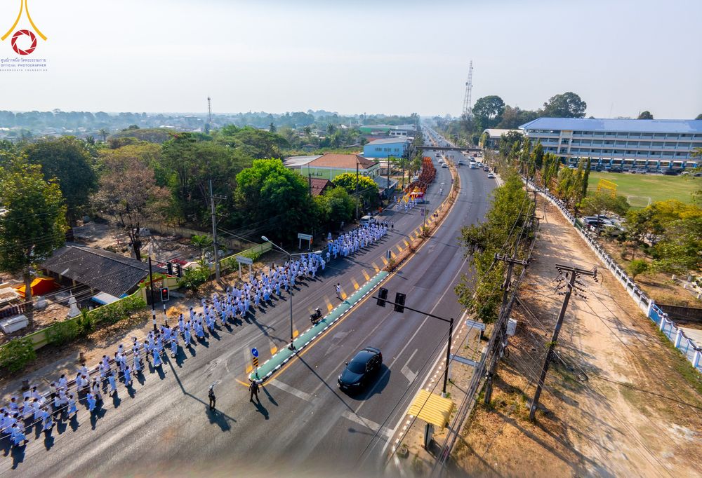 ภาพ No.310535:วันอาทิตย์ที่ 22 กุมภาพันธ์ พ.ศ. 2569 พิธีอัญเชิญพระประธาน “พระธรรมกาย” เพื่อไปประดิษฐาน ณ ธุดงเข้าสถานอำนาจเจริญ จังหวัดอำนาจเจริญ