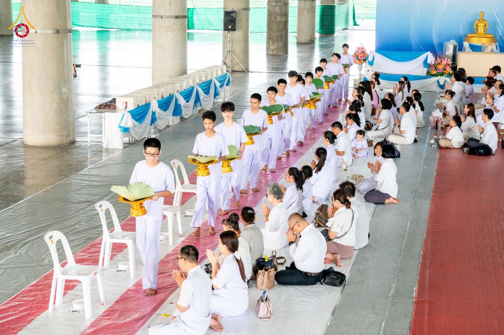 ภาพ No.338161:วันอาทิตย์ต้นเดือน 5 กรกฎาคม พ.ศ.2569 พิธีตัดปอยผมสามเณรนานาชาติ AEC & WAB รุ่นที่ 1 ณ วัดพระธรรมกาย