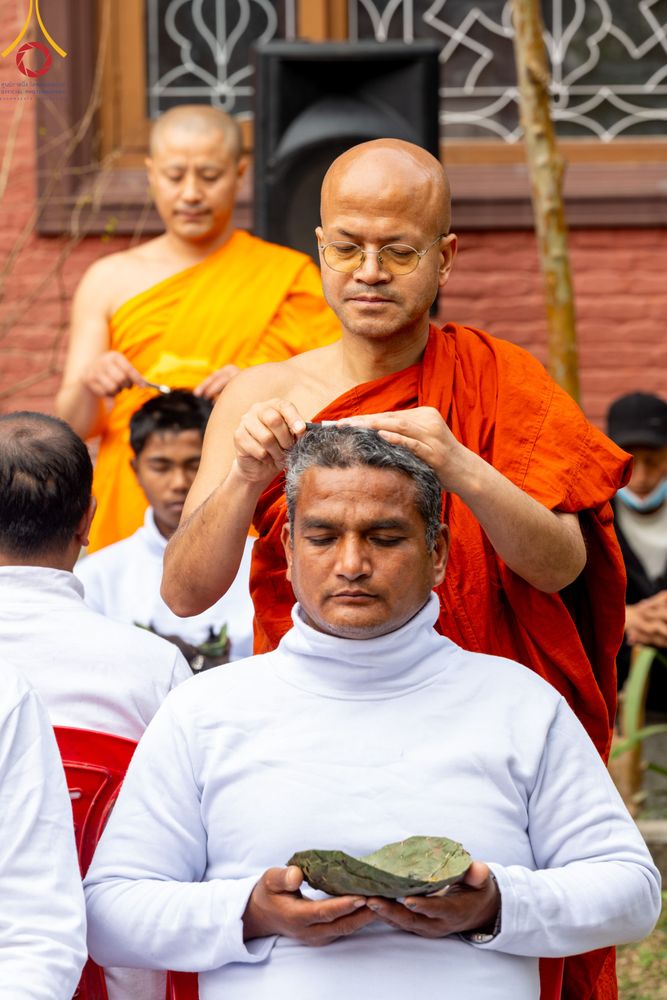 ภาพ No.313368:วันพุธที่ 11 มีนาคม พ.ศ. 2569 พิธีตัดปอยผมโครงการบรรพชาสามเณร  ณ วัดอเชศวร (Aksheswar Mahavihar) ประเทศเนปาล