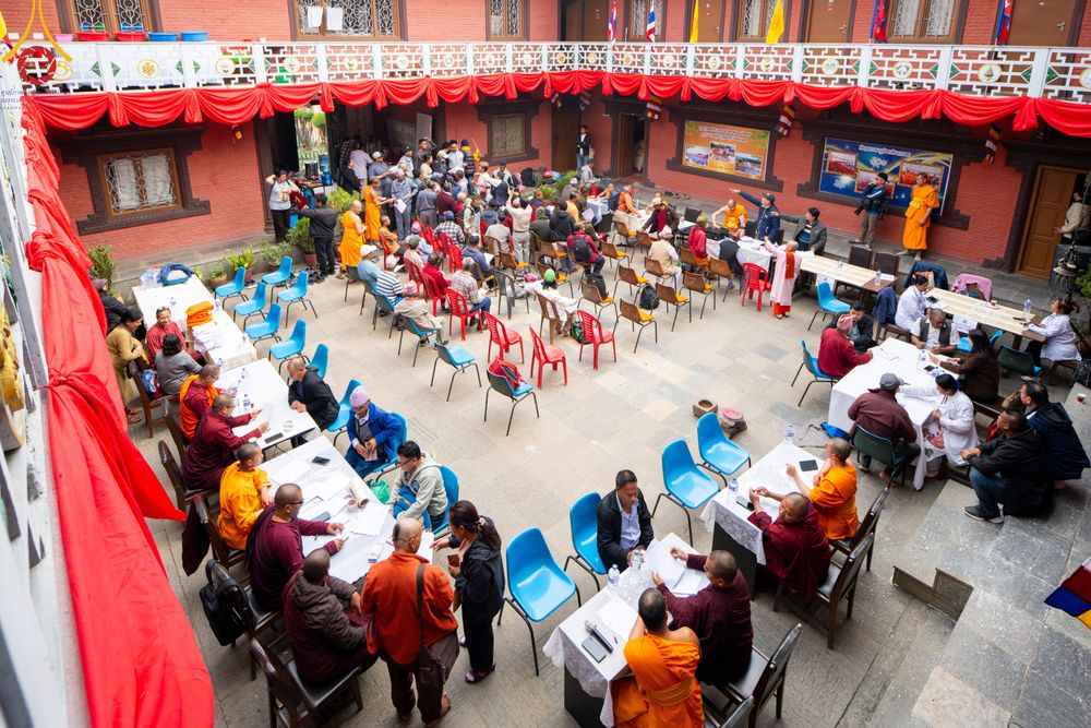 ภาพ No.313176:วันอังคารที่ 10 มีนาคม พ.ศ. 2569 ประมวลภาพบรรยากาศวันแรก โครงการบวชธรรมทายาท ประเทศเนปาล ณ วัดอเชศวร (Aksheswar Mahavihar )