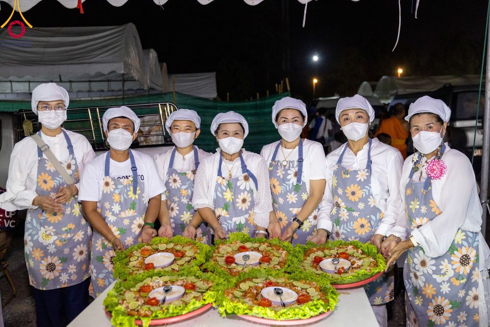 ภาพ No.116254:พิธีถวายภัตตาหารเป็นสังฆทาน แด่คณะพระธรรมยาตรา ปีที่ 12 วันที่ 21 มกราคม พ.ศ. 2567 ณ วัดโบสถ์(บน) บางคูเวียง จ.นนทบุรี