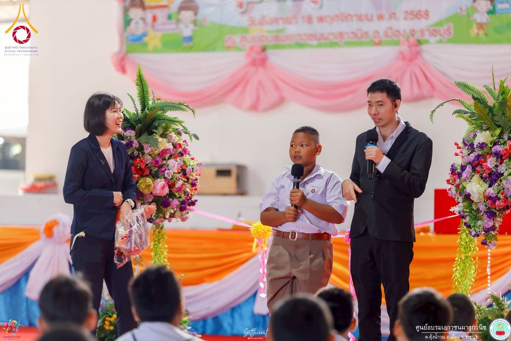 ภาพ No.271147:วันที่ 18 พฤศจิกายน พ.ศ. 2568 รวมพลังเด็กดี V-Star ผู้นำฟื้นฟูศีลธรรมโลก ประจำปี 2568 จังหวัดราชบุรี ณ ศูนย์อบรมเยาวชนผาสุกวนิช