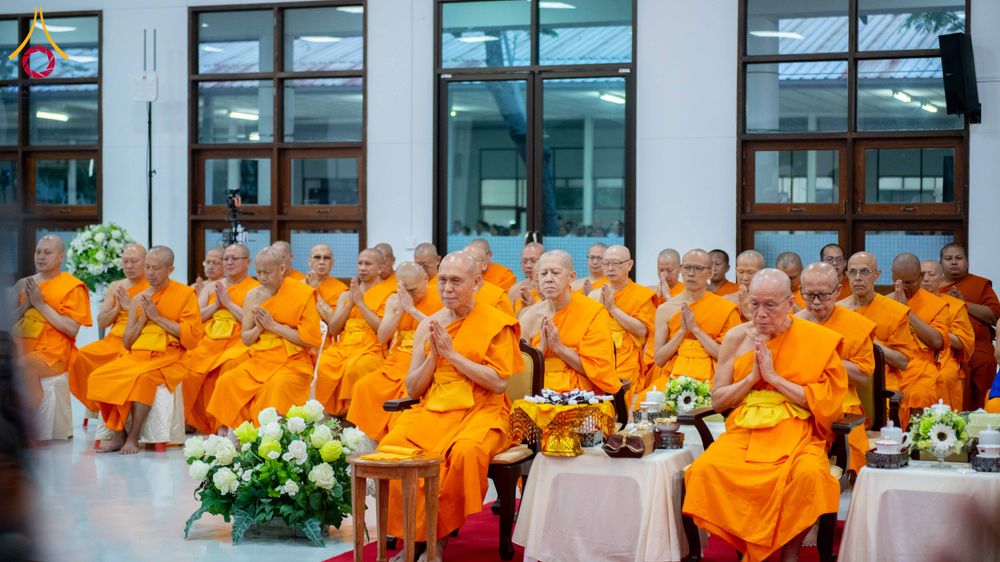 ภาพ No.314482:วันพฤหัสบดีที่ 19 มีนาคม พ.ศ. 2569 พิธีบำเพ็ญกุศล คุณพ่อณรงค์ จินตมากุล โยมบิดา พระครูปลัดรัตนวีรวัฒน์ (รังสฤษดิ์ อิทฺธิจินตโก) ที่ปรึกษาเจ้าคณะจังหวัดปทุมธานี เจ้าอาวาสวัดพระธรรมกาย  ณ ห้องปลูกศรัทธา 2 วัดพระธรรมกาย ปทุมธานี