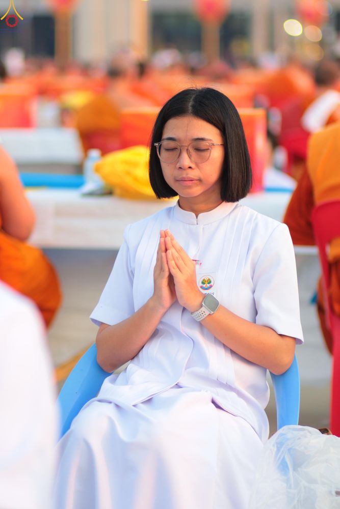 ภาพ No.324714:วันที่ 22 เมษายน พ.ศ.2569 (วันคุ้มครองโลก) บรรยากาศสาธุชน ในงานถวายมหาสังฆทาน 40,000 กว่าวัดทั่วประเทศ ณ ลานธรรม วัดพระธรรมกาย