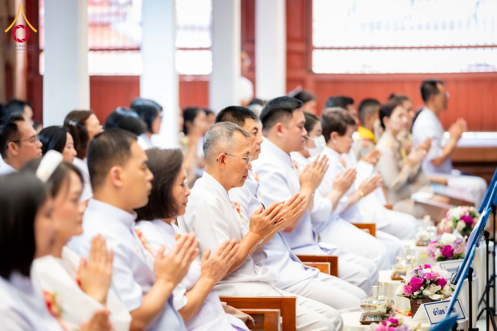 ภาพ No.303358:วันที่ 23 มกราคม พ.ศ. 2569 พิธีเจริญพุทธมนต์ปฏิบัติธรรม มอบทุนการศึกษา  ถวายสังฆทาน 109 วัด เพื่อถวายเป็นพุทธบูชา เพื่อขับเคลื่อนโครงการหมู่บ้านรักษาศีล 5 โดยคณะสงฆ์จังหวัดนครปฐม คณะศิษยานุศิษย์วัดพระธรรมกาย โครงการธรรมยาตรา ปีที่ 14 ณ วัดบางปลา อำเภอบาง