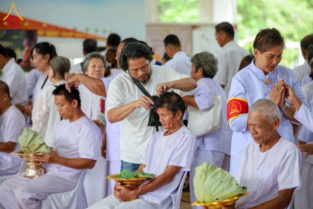 ภาพ No.340055:วันอาทิตย์ ที่ 19 กรกฎาคม 2569 พิธีตัดปอยผมนาคธรรมทายาทโครงการอุปสมบทรุ่นเข้าพรรษาประจำปี2569  ณ ธุดงคสถานพิษณุโลก อ.วังทอง จ.พิษณุโลก