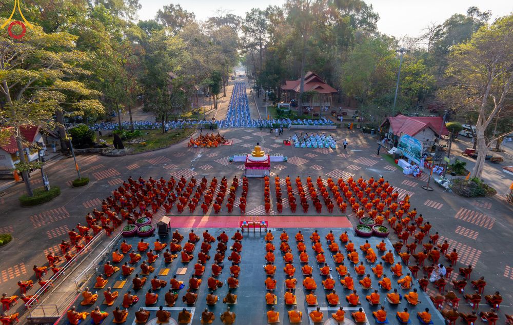 ภาพ No.310483:วันอาทิตย์ที่ 22 กุมภาพันธ์ พ.ศ. 2569 พิธีอัญเชิญพระประธาน “พระธรรมกาย” เพื่อไปประดิษฐาน ณ ธุดงเข้าสถานอำนาจเจริญ จังหวัดอำนาจเจริญ