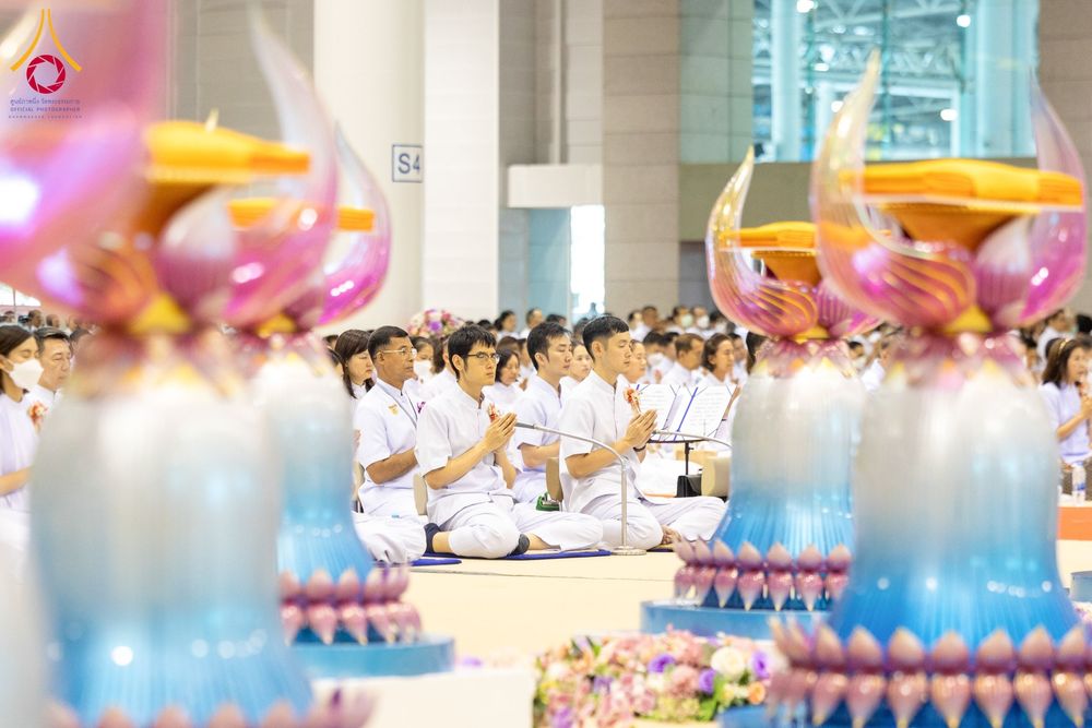 ภาพ No.134092:พิธีบูชาข้าวพระ  ในวันอาทิตย์ต้นเดือนที่ 7 เมษายน พ.ศ. 2567 ณ วัดพระธรรมกาย จ.ปทุมธานี