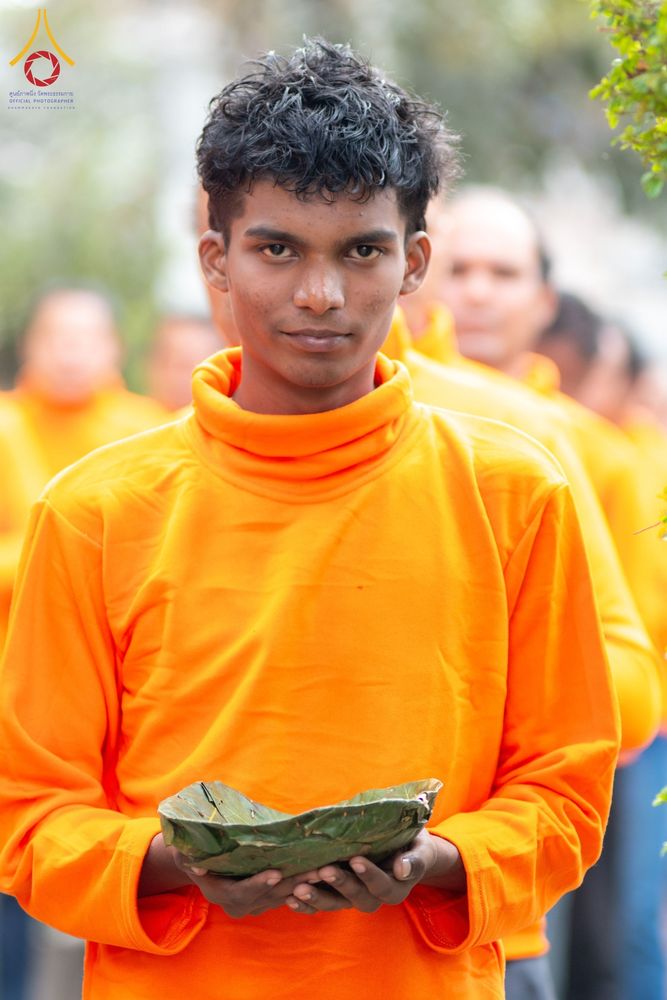 ภาพ No.209818:วันที่ 28 กุมภาพันธ์ พ.ศ.2568 พิธีเปิดโครงการบวชสามเณร พิธีถวายไทยธรรม พิธีขอขมามอบผ้าไตร  ณ เมืองปาตัน ประเทศเนปาล