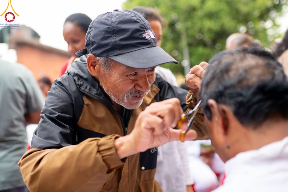 ภาพ No.313361:วันพุธที่ 11 มีนาคม พ.ศ. 2569 พิธีตัดปอยผมโครงการบรรพชาสามเณร  ณ วัดอเชศวร (Aksheswar Mahavihar) ประเทศเนปาล