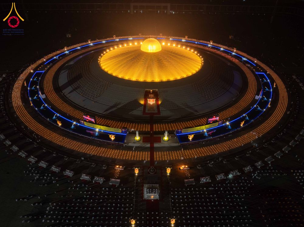 ภาพ No.312302:วันอังคารที่ 3 มีนาคม พ.ศ.2569 พิธีเวียนประทักษิณและจุดมาฆประทีป (ภาพชุดที่ 2) ณ ลานธรรมพระมหาธรรมกายเจดีย์ วัดพระธรรมกาย