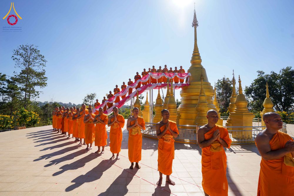 ภาพ No.309186:วันเสาร์ที่ 7 กุมภาพันธ์ พ.ศ.2569 พิธีบรรจุพระบรมสารีริกธาตุ ประดิษฐาน  ณ เจดีย์วัดทุ่งเจริญธรรม อ.อมก๋อย จ.เชียงใหม่