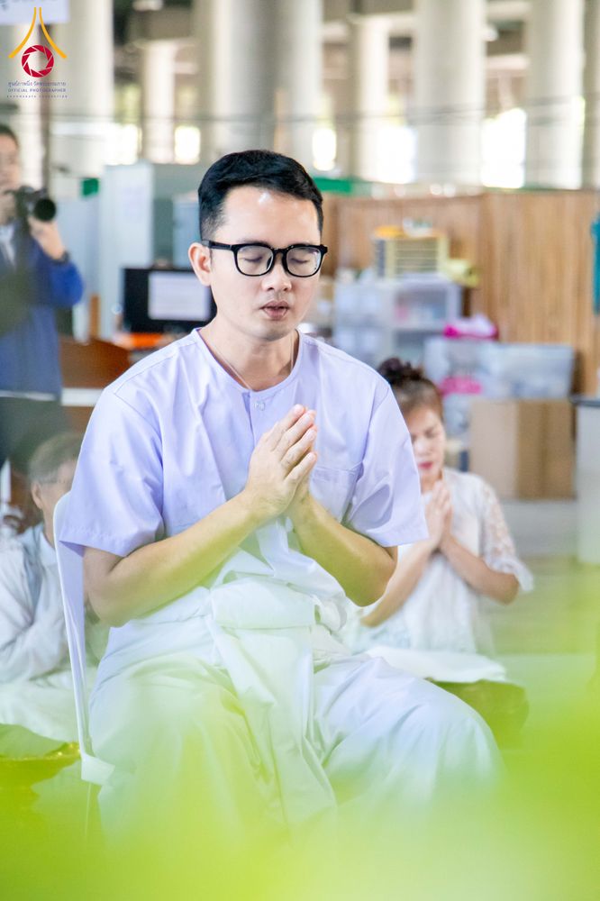 ภาพ No.293601:วันที่ 10 มกราคม พ.ศ. 2569 พิธีปลงผมธรรมทายาทบูชาธรรม 117  ปี คุณยายอาจารย์ฯ ณ วิหารคด วัดพระธรรมกาย ปทุมธานี