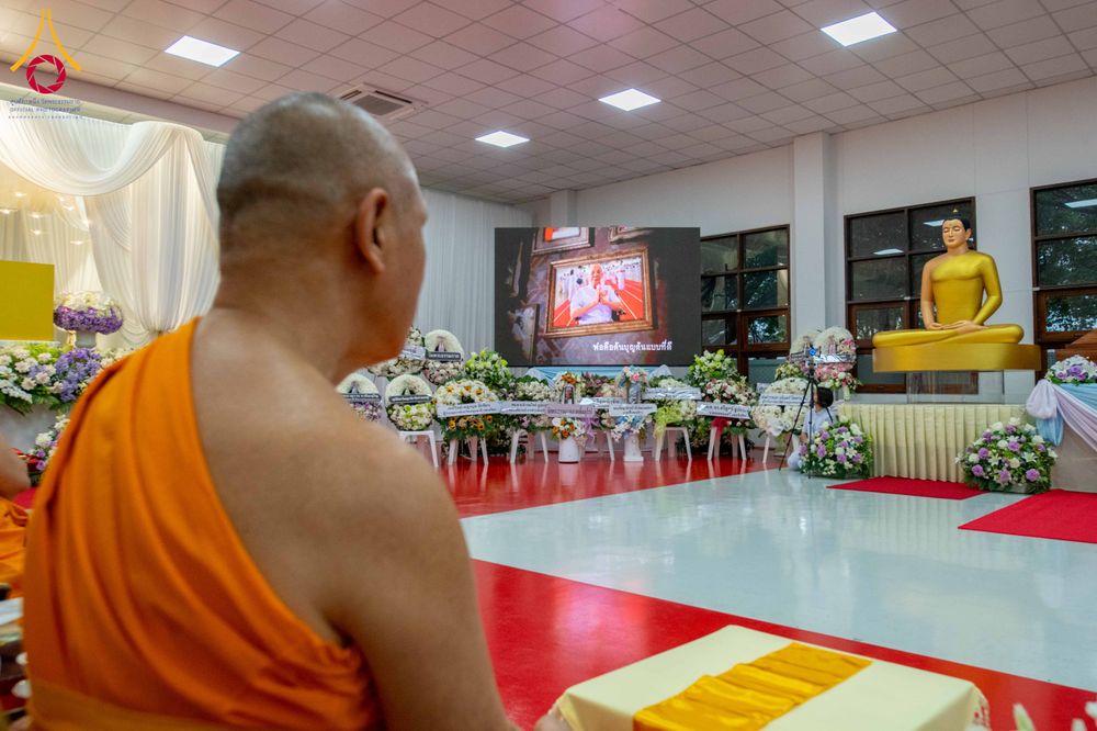 ภาพ No.315377:วันอังคารที่ 24 มีนาคม พ.ศ. 2569 พิธีบำเพ็ญกุศล คุณพ่อณรงค์ จินตมากุล  สิริอายุ 99 ปี 11 เดือน โยมบิดา พระครูปลัดรัตนวีรวัฒน์ (รังสฤษดิ์ อิทฺธิจินตโก) ที่ปรึกษาเจ้าคณะจังหวัดปทุมธานี เจ้าอาวาสวัดพระธรรมกาย  ณ ห้องปลูกศรัทธา 2 วัดพระธรรมกาย ปทุมธานี