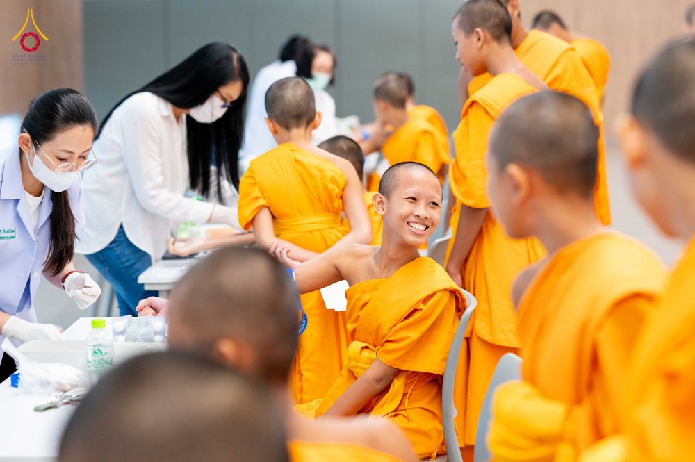 ภาพ No.342621:วันที่ 8 สิงหาคม พ.ศ. 2569  ตรวจสุขภาพประจำปีสามเณร ณ วัดพระธรรมกาย ปทุมธานี