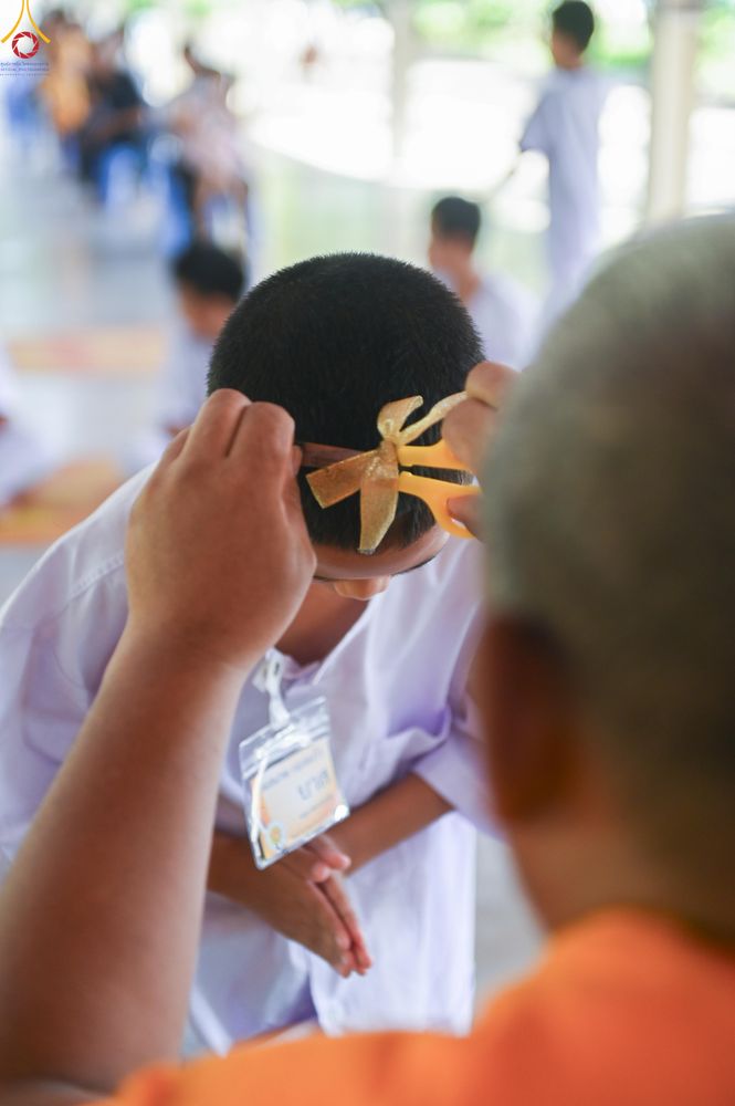 ภาพ No.317372:วันพุธที่ 1 เมษายน พ.ศ. 2569 พิธีตัดปอยผมยุวธรรมทายาท โครงการบรรพชาสามเณรฟื้นฟูพระพุทธศาสนา (ภาคฤดูร้อน) ปิดเทอมเติมธรรม ณ ศูนย์ปฏิบัติธรรมบุญประสาน จ.สระบุรี