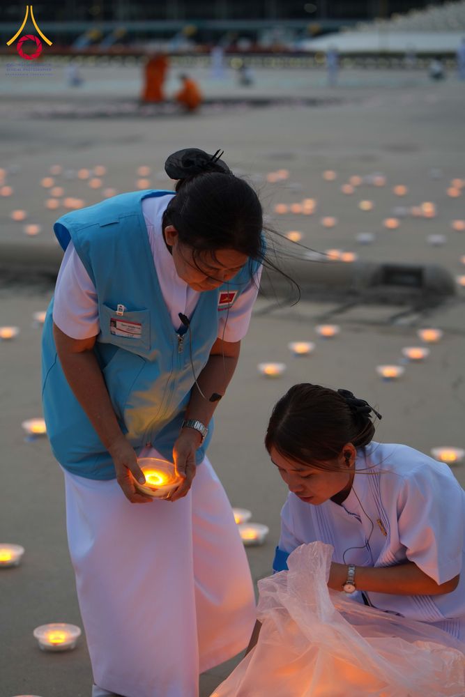 ภาพ No.345748:วันพฤหัสบดีที่ 27 สิงหาคม พ.ศ.2569 พิธีจุดประทีป เนื่องในวันธรรมชัย ณ วัดพระธรรมกาย ปทุมธานี
