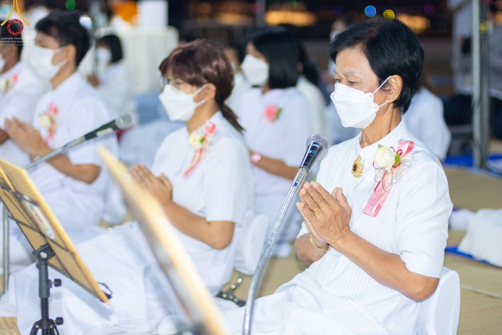 ภาพ No.73961:พิธีถวายภัตตาหารเป็นสังฆทาน แด่คณะพระธรรมยาตราฯ ในโครงการธรรมยาตรากตัญญูบูชา มหาปูชนียาจารย์ พระมงคลเทพมุนี(สด จนฺทสโร) พระผู้ปราบมาร อนุสรณ์สถาน 7 แห่ง ปีที่ 11 วันที่ 24 มกราคม พ.ศ. 2566