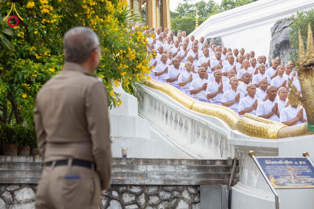 ภาพ No.349373:วันอังคารที่ 15 กันยายน พ.ศ.2569  พิธีขอขมา รับบาตร ผ้าไตร และบรรพชา "โครงการบรรพชาและพัฒนาศีลธรรม นักเรียนนายสิบตำรวจรุ่นที่ 16“ ศูนย์ฝึกอบรมตำรวจภูธร ภาค 1 ณ วัดพระพุทธบาท ราชวรมหาวิหาร  จ.สระบุรี