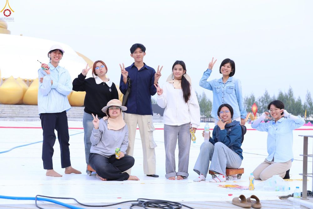 ภาพ No.306718:ภาพเบื้องหลังอาสาสมัครรวมใจ ชุดที่ 5 ในโครงการธรรมยาตรา กตัญญูบูชา มหาปูชนียาจารย์ พระมงคลเทพมุนี(สด จนฺทสโร) พระผู้ปราบมาร อนุสรณ์สถาน 7 แห่ง ปีที่ 14