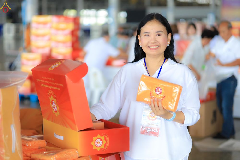 ภาพ No.322125:วันที่ 14 เมษายน พ.ศ.2569 การเตรียมกล่องไทยธรรม วันสุดท้าย เพื่องานถวายมหาสังฆทาน 40,000 กว่าวัดทั่วประเทศ วันคุ้มครองโลก 22 เมษายน พ.ศ.2569 วัดพระธรรมกาย