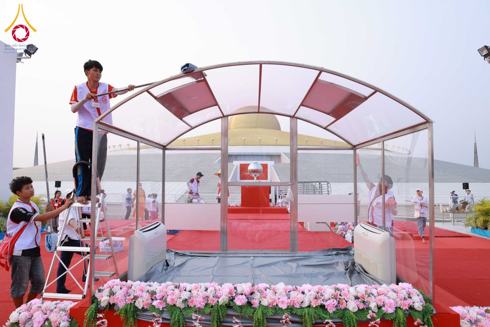 ภาพ No.324241:วันที่ 17-21 เมษายน 2569 เตรียมงานถวายสังฆทาน40000กว่าวัดทั่วประเทศ