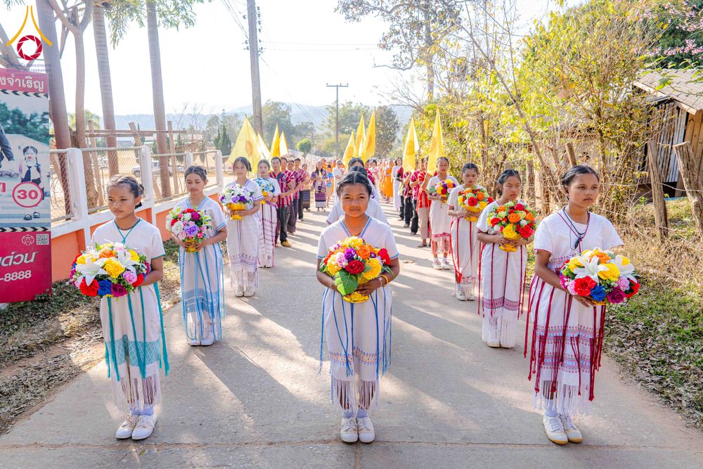 ภาพ No.308877:วันศุกร์ที่ 6 กุมภาพันธ์ พ.ศ.2569 พิธีอัญเชิญพระบรมสารีริกธาตุ เพื่อประดิษฐาน  ณ เจดีย์วัดทุ่งเจริญธรรม อ.อมก๋อย จ.เชียงใหม่