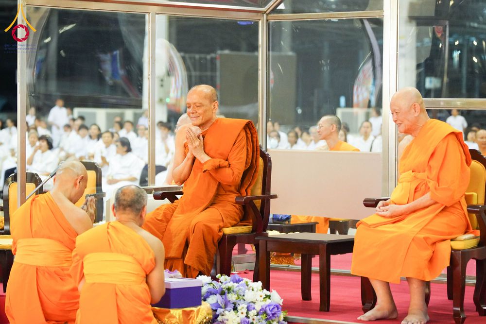 ภาพ No.316690:วันอาทิตย์ที่ 29 มีนาคม พ.ศ. 2569 พิธีทอดผ้าบังสุกุลและพิธีชำระร่าง โยมพ่อณรงค์ จินตมากุล  สิริอายุ 99 ปี 11 เดือน โยมบิดา พระครูปลัดรัตนวีรวัฒน์ (รังสฤษดิ์ อิทฺธิจินตโก) ที่ปรึกษาเจ้าคณะจังหวัดปทุมธานี เจ้าอาวาสวัดพระธรรมกาย  ณ ฌาปนสถานชั่วคราว ทางเข้า 