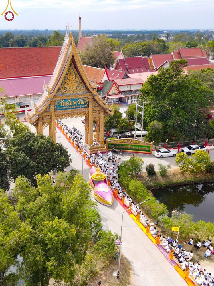 ภาพ No.68866:พิธีต้อนรับพระธรรมยาตรา ในโครงการธรรมยาตรากตัญญูบูชา มหาปูชนียาจารย์ พระมงคลเทพมุนี(สด จนฺทสโร) พระผู้ปราบมาร อนุสรณ์สถาน 7 แห่ง ปีที่ 11 วันที่ 3 มกราคม พ.ศ. 2566 ณ อนุสรณ์สถานมหาวิหารพระมงคลเทพมุนี จ.สุพรรณบุรี