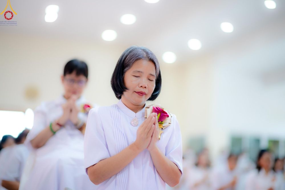 ภาพ No.142345:พิธีทอดผ้าป่าเพื่องานพระพุทธศาสนา , พิธีเจริญพระพุทธมนต์ , พิธีถวายสังฆทานแด่คณะสงฆ์ น้อมบูชาธรรม 80 ปี หลวงพ่อธัมมชโย และครบรอบ 12 ปี ธรรมอุทยานบ้านแป้ง อำเภอพรหมบุรี จังหวัดสิงห์บุรี ในวันเสาร์ที่ 22 มิถุนายน พ.ศ. 2567