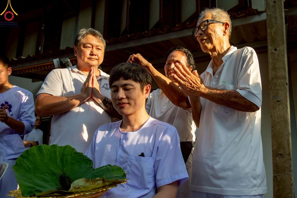 ภาพ No.216668:วันอาทิตย์ที่ 6 เมษายน พ.ศ. 2568 พิธีตัดปอยผม และปลงผมนาคธรรมทายาท โครงการบวชบูชาธรรม81ปี หลวงพ่อธัมมชโย โครงการ 1 และ 2 โครงการนานาชาติ AEC&WAB รุ่น CEO (ผู้บริหาร) รุ่นที่4 ณ หมู่บ้านบรรลุธรรม วัดพระธรรมกาย