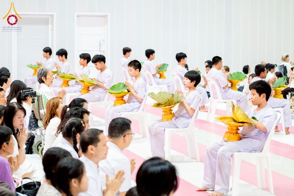 ภาพ No.213519:วันเสาร์ที่ 29 มีนาคม พ.ศ. 2568 พิธีปลงผม โครงการสามเณรยุวธรรมทายาท รุ่นที่ 33 โครงการสามเณรมัชฌิมธรรมทายาท รุ่นที่ 29 ณ ห้องปฏิบัติธรรมวิหารคด คอร์ 13 วัดพระธรรมกาย