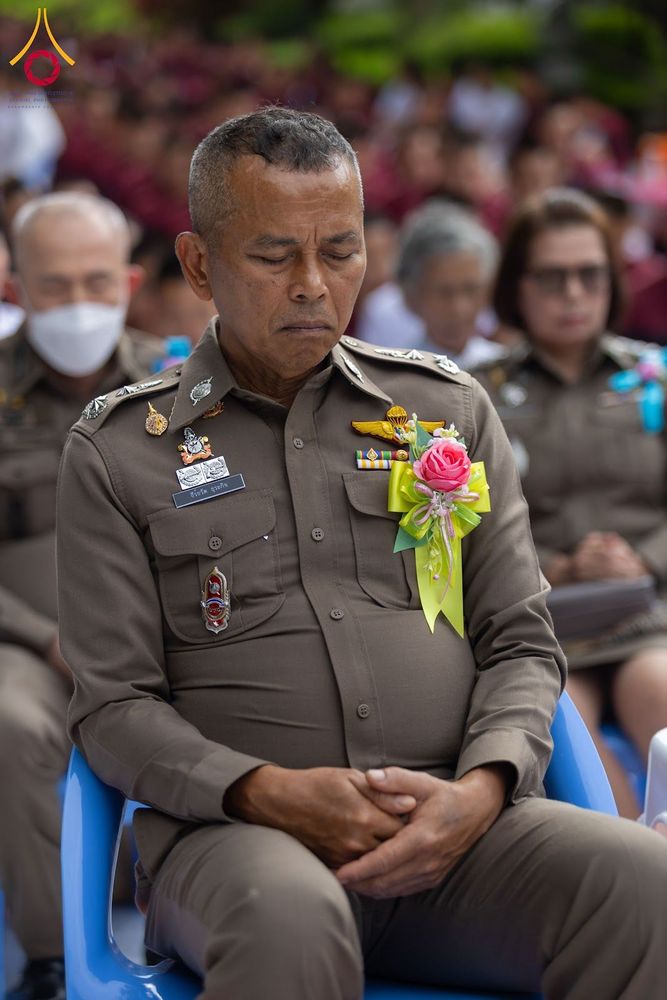 ภาพ No.351454:วันที่ 22 กันยายน พ.ศ. 2569  พิธีตักบาตรสามเณรธรรมทายาท โครงการบรรพชาพัฒนาคุณธรรม จริยธรรม  สำหรับนักเรียนนายสิบตำรวจ (นสต.) รุ่นที่ 16 ศูนย์ฝึกอบรมตำรวจภูธรภาค 1  ณ วัดพระพุทธบาทราชวรมหาวิหาร