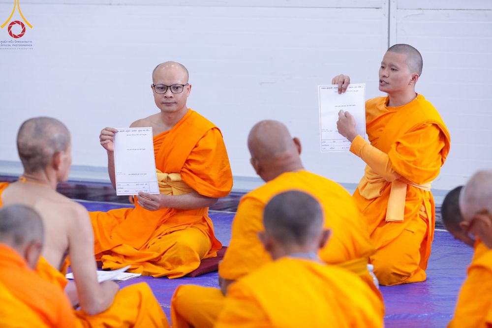 ภาพ No.315272:​วันอาทิตย์ที่ 22 มีนาคม พ.ศ.2569 สามเณรธรรมทายาทเนปาล 500 รูป ฟังธรรม สวดมนต์ ปฏิบัติธรรมร่วมกัน  ณ International Assembly and Meditation Hall Lumbini