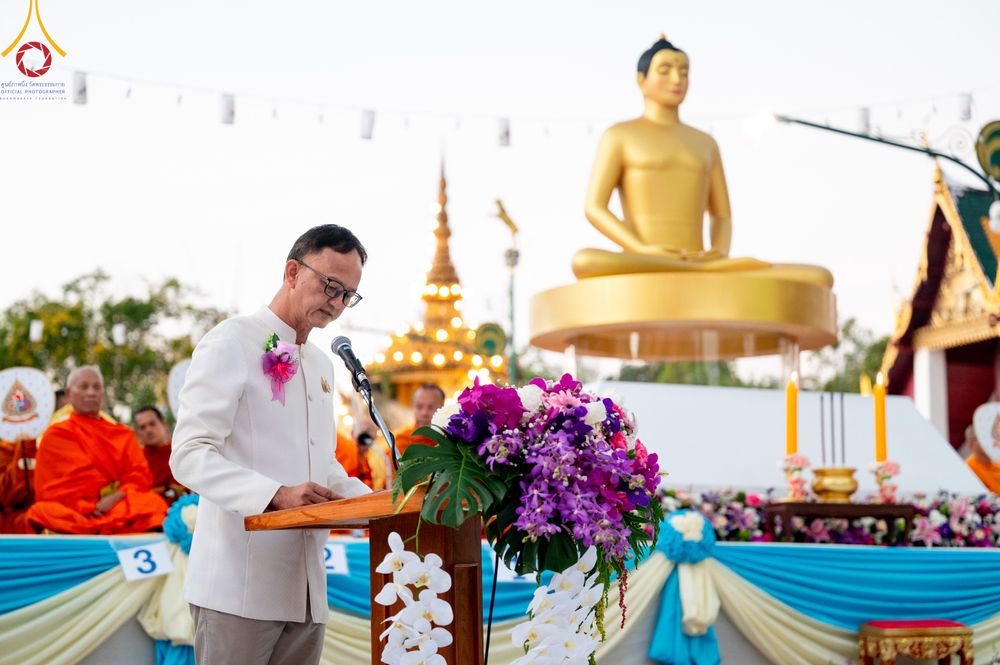 ภาพ No.311167:วันเสาร์ที่ 28 กุมภาพันธ์ พ.ศ. 2569 พิธีตักบาตรพระมหากุศล 11,250 รูป เฉลิมฉลอง 1,250 ปีศรีธรรมราชเจดีย์ สู่มรดกโลก ณ ถนนราชดำเนิน บริเวณหน้าวัดพระมหาธาตุวรมหาวิหาร อ.เมือง จ.นครศรีธรรมราช