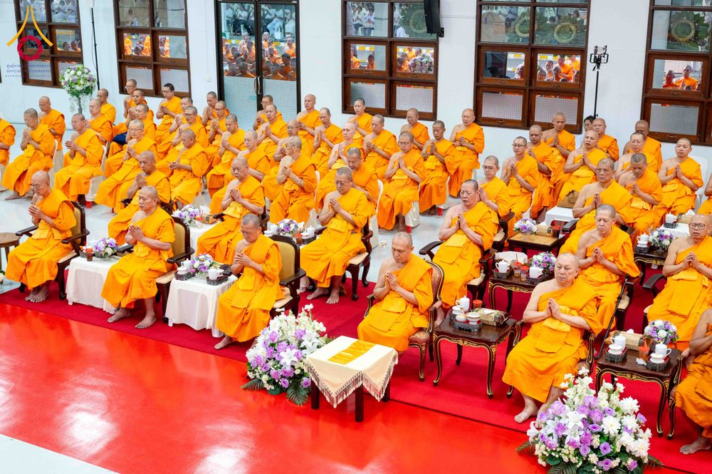 ภาพ No.315341:วันอังคารที่ 24 มีนาคม พ.ศ. 2569 พิธีบำเพ็ญกุศล คุณพ่อณรงค์ จินตมากุล  สิริอายุ 99 ปี 11 เดือน โยมบิดา พระครูปลัดรัตนวีรวัฒน์ (รังสฤษดิ์ อิทฺธิจินตโก) ที่ปรึกษาเจ้าคณะจังหวัดปทุมธานี เจ้าอาวาสวัดพระธรรมกาย  ณ ห้องปลูกศรัทธา 2 วัดพระธรรมกาย ปทุมธานี