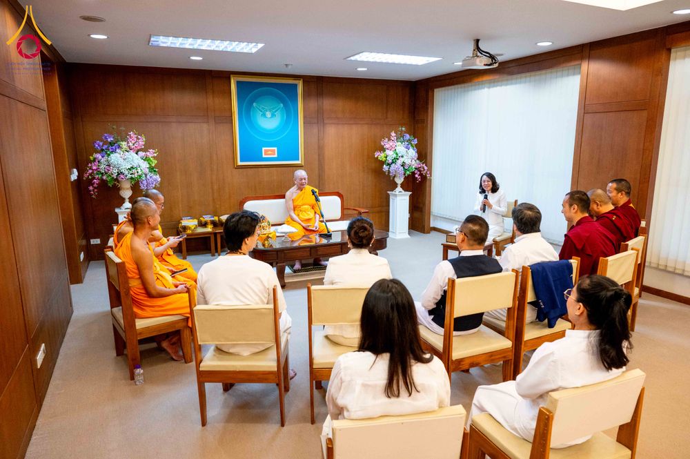 ภาพ No.317551:วันอังคารที่ 24 มีนาคม พ.ศ.2569  หลวงพ่อทัตตชีโว รองเจ้าอาวาส วัดพระธรรมกาย ต้อนรับปฏิสันถารคณะลามะจากทิเบต